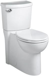 American Standard 2988101.020 Cadet 3 FloWise 2-Piece 1.28 GPF Single Flush Right Height Round Front Toilet with Concealed Trapway, White