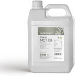 NutriCraft Pure Organic MCT Oil - 5L, Organic Certified Coconuts, Keto-Friendly, Versatile Supplement, Improve Overall Health, Sustainably Sourced, No Preservatives