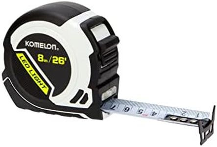Komelon 8m/26' LED inch Metric Tape Measure