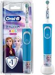 Oral-B Stages Power Kids Electric Toothbrush Featuring Frozen Characters, 1 Handle, 1 Brush Head, UK 2 Pin Plug