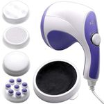 RFV1 Relax Spin Tone Body Full Body Massager Electric Machine with 3 Massage Heads for Pain Relief and Relaxation, For Back, Leg & Foot