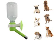 Choco Nose Patented No-Drip Dog Water Bottle/Feeder for Dogs/Cats and Other Small-Medium Sized Animals - for Cages, Crates or Wall Mount. 10.2 Oz. Mess Free Leak-Proof Nozzle 16mm, Apple Green (C590)