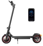 HeyScooter Electric Scooter, 34-45KM Range 500W Motor 8.5-9.3" Pneumatic Tires Fast Electric Scooter for Adults with APP Control,3-4 Speed Modes,Multiple Braking Systems Foldable E Scooter
