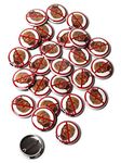 25 Pack - Anti-Trump No Trump Pinback Buttons - 1 Inch, 1 Inch, Metal Plastic Paper, no gemstone