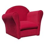 COCH Soft Hug Premium Red Baby Sofa, Hardwood Frame, High-Density Super Soft Foam, Child-Friendly Fabric, Easy Clean, Ergonomic, Non-Toxic, Kids Furnishings, Small Sofa, Baby Seat for 0.6-4 Years