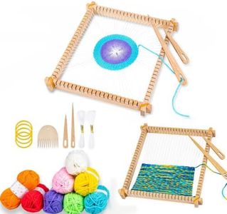 Lemonfilter 10 x 11in Large Coaster Tapestry Weaving Loom Kits for Adult