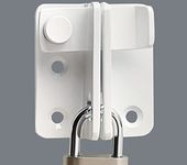 Alise Flip Latch Gate Latches Slide Bolt Latch Safety Door Lock Catch,MS3005-W Stainless Steel White Finish