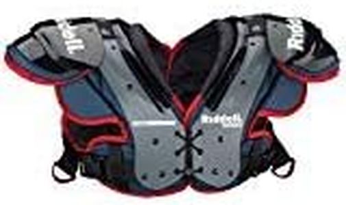 Riddell Pursuit Youth Shoulder Pad, Large , Blue/Gray