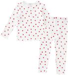 pureborn Baby Pajamas Set Pjs - Little Girl Long Sleeve Snug Fit Cotton Sleepwear 2pcs Strawberry 12-18 Months
