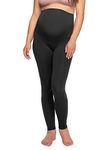 Felina | Velvety Soft Maternity Legging | 2-Pack - Black - XS