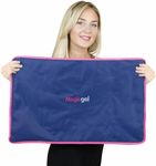 Extra Large & Reusable Ice Pack (15 x 23.5 inches, XL) for Maximum Back and Full Body Pain Relief from Injuries, Swelling, Bruises, Sprains | Ice Blanket for Sleeping & Physical Therapy | By Magic Gel