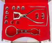 NSI Rubber Dam Kit of 14 pcs 11 clamp, clamp holder,punch plier and rubber dam frame