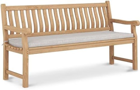 AquaTeak 6' Aqua Rose Solid Teak Outdoor Bench