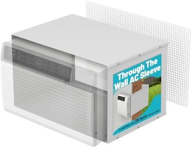 Chiligent Through The Wall Air Conditioner Sleeve, 26 Inch AC Wall Sleeve with Vent Mesh, Universal Wall Air Conditioner Sleeve for TTW, Weather-Resistant & Insulated AC Accessories
