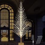 IJG 7FT Lighted Birch Tree 1000 LED