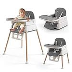 3-in-1 Convertible Baby High Chair 
