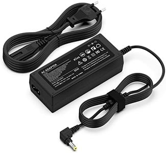 65W 19V 3.42A Caricatore Adattatore PC Portatile Caricabatterie Alimentatore per Toshiba Satellite C55 C55D C55T C655 C675 C70 C850 C855 A505 A205,per ASUS/Lenovo/Toshiba/Medion Connettore: 5.5X2.5mm
