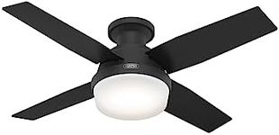 Hunter Fan Company 52390 Dempsey Ceiling Fan, 44 Inches, Matte Black