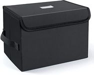 UENTIP 7-inch Vinyl Record Storage Box,Stackable & Collapsible Records Crate Holds up to 60 records,Pack of 1-11x 7.6x 7.6Inch LP record storage - Black