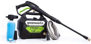 Greenworks 1700 PSI 1.2-Gallon-GPM 13 Amp Cold Water Electric Pressure Washer, GPW1704