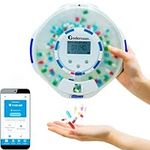 Adamson TimelyMed Smart Pill Dispenser Machine with Alarm + WIFI App Monitoring + NEW 2024 + 28 Day Medicine Dispenser + Automatic Pill Dispenser for Elderly with Alarm & Alzheimers Care + Lock Key