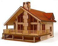 Young Modeler Desktop Wooden Model Kit Garden House A with a Large Deck by YOUNGMODELER by