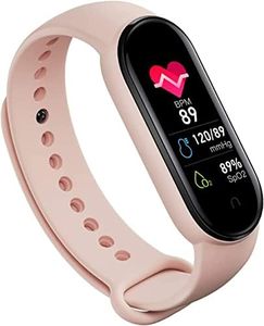 Amhillras -Watch for Kids Girls Boys Teens Activity Tracker, Pedometer Calorie Counter Sleep Monitor Silent Alarm Clock,IP67 Step Counter Great Kids Gift (Pink)