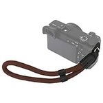 Haoge Camera Hand Wrist Strap for Sony a5000 a5100 a6000 a6100 a6300 a6400 a6500 a6600 NEX-3N NEX-5T NEX-5R NEX-6 NEX-7 NEX3 NEX5 NEX6 NEX7 Climbing Rope Coffee