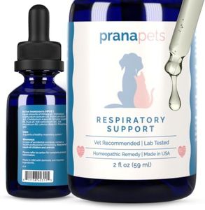 Prana Pets Respiratory Support Supplement for Dogs & Cats | Naturally Promotes Optimal Respiratory Function in Pets | Safely aids with Symptoms of Seasonal Allergies