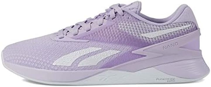 Reebok womens NANO X3 Training Shoe, purple oasis/pixel pink/vector blue, 9.5 US