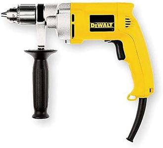 DEWALT Corded Drill, 7.8-Amp, 1/2-Inch, Variable Speed Reversible (DW235G), Yellow