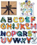 Jaques of London Bath Toys for Kids - Toddler Bath Toys with Foam Bath Letters and Numbers - Alphabet Bath Letters for Educational Fun - Bath Alphabet Letters and Numbers Set