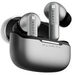 Boult Newly Launched Klarity 3 6-Mic Hybrid ANC (Upto 50dB) in Ear Earbuds, Spatial Audio, Dual Device Pairing, 50H Battery, Wind Noise Reduction 6 Mic Calling, 13mm Bass Driver TWS (Silver)