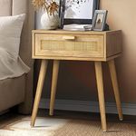 Oikiture Bedside Tables with Drawer