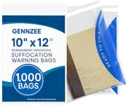 GennZee 10x12 1,000 Pack Clear Poly