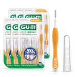 GUM Proxabrush Go-Betweens - Ultra Tight - Interdental Brushes - Soft Bristled Dental Picks for Plaque Removal Health - Safe for Braces & Dental Devices, 10ct (6pk)
