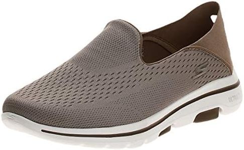 Skechers Mens GO Walk 5- Jetter Khaki Walking Shoes -8 UK (9 US) (55523)