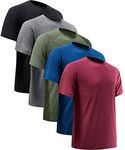 MCPORO Workout Shirts for Men Short