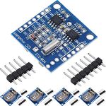 DAOKAI 5PCS Tiny RTC I2C Real Time Clock Module AT24C32 Storage Memory High Precision DS1307 Clock Module for Arduino for AVR ARM PIC SMD, with Straight Single Row