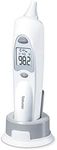 Beurer Digital Ear Thermometer - Measures Body, Room & Object Thermometer for Babies, Toddlers & Adults, FT58