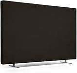 kwmobile Dust Cover for 85" TV - Fabric Case TV Protector for Indoor Flat Screen TVs - Black