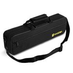 Vangoa Flute Case Carrying Bag Waterproof Lightweight for 16 Holes Flute C Foot with Adjustable Shoulder Strap and Exterior Pocket, 39.5 ×7×11 CM