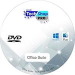 Tech-Shop-Pro Office Suite 2023 Special Edition for Windows 11-10-8-7-Vista-XP And Mac OS X | PC Software and 1.000 New Fonts | Alternative to Microsoft Office | Compatible with Word, Excel