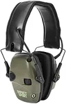 Howard Leight by Honeywell 1013530 Impact Sport Sound Amplification Electronic Shooting Earmuff, Classic Green