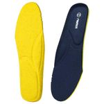 riemot Insoles for Men Comfort Sport Shoe Replacement Sole Inserts for Sneakers Work Boots Running Shoes Shock Absorption Cushioning Foot Pain Relief Memory Foam Insoles Navy US12/ EU45