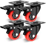 Nefish 2 Inch Casters Set of 4, Hea