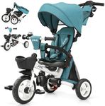 JMMD Baby Tricycle, 7-in-1 Folding 