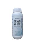 GREENARTZ® 500ml White Gesso for acrylic oil painting | Universal smooth Primer | Texture Medium for wood canvas clay (800g)