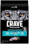 CRAVE Adult Dry Dog Food, White Fish & Salmon Flavour, 5.44kg Bag