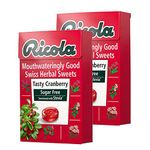 Ricola Tasty Cranberry Swiss Herb Lozenges Sugar Free Candy, 1.59 oz ℮ 45 g, 2 Pack